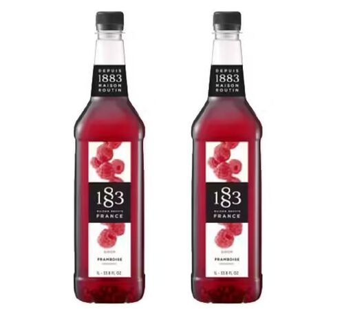 Sirop 1883 Routin Framboise - Bouteille plastique - 2 x 1 L