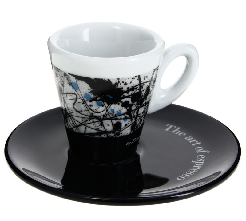 Zicaff&egrave; 'The Art of Espresso' set of 6 cups and saucers image number 6