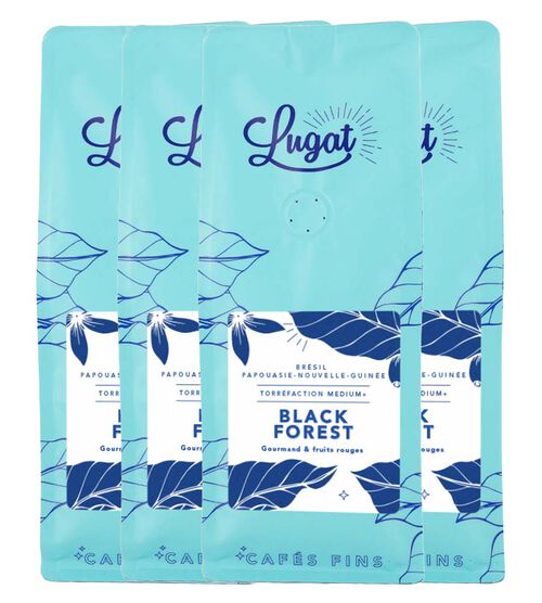 Lugat Specialty Coffee Beans Black Forest - 4 x 230g