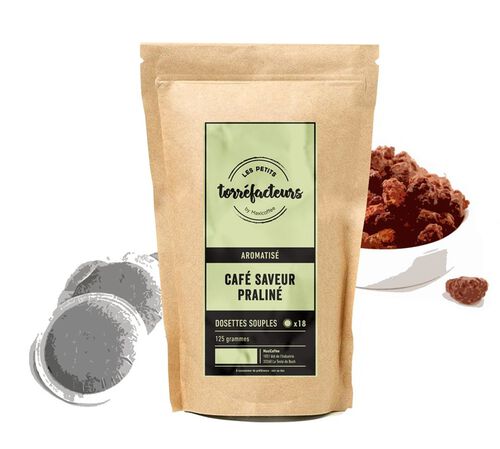 Flavoured Senseo Pods Praline Coffee Les Petits Torr&eacute;facteurs x 18