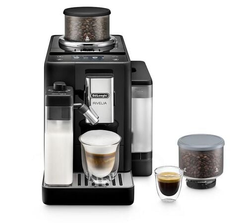 Expresso Broyeur DELONGHI Rivelia FEB4455.B Noir Onyx (Latte)