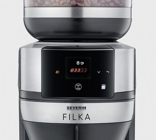 Cafeti&egrave;re filtre avec broyeur Filka 2.0 KA4853 verseuse isotherme - SEVERIN image number 4