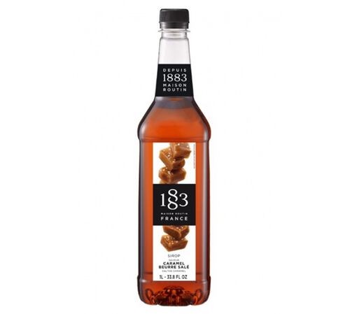 Sirop 1883 Routin Caramel Beurre Sal&eacute; - Bouteille Plastique - 1L