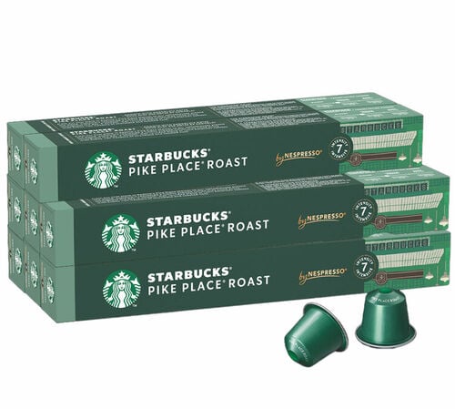 80 Nespresso* Original Compatible Capsules Pike Place &ndash; STARBUCKS