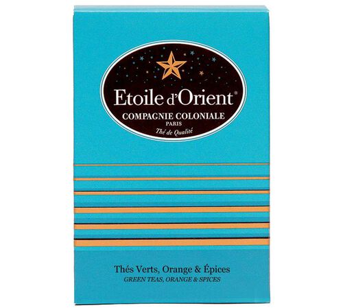'&Eacute;toile D'Orient' flavoured green tea - 25 pyramid bags - Compagnie Coloniale