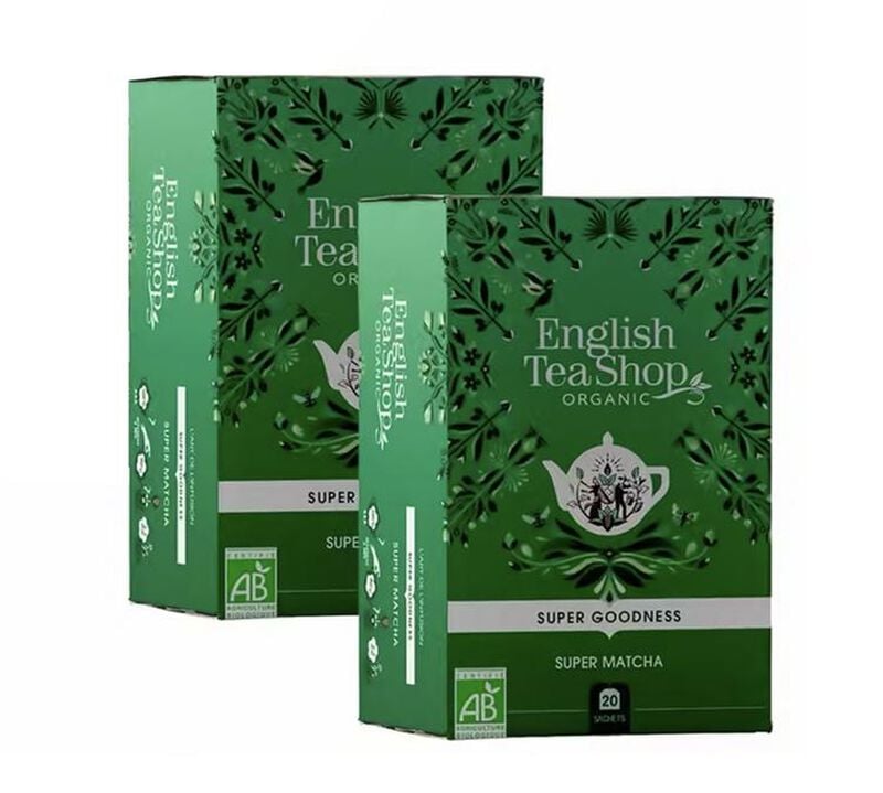 Pack Th&eacute; Super Matcha Bio - 2 x 20 sachets - ENGLISH TEA SHOP image number 0