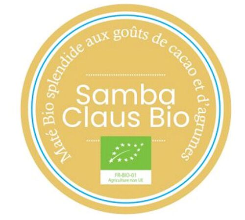 Comptoir Fran&ccedil;ais du Th&eacute; Organic Mate Tea Samba Claus - 100g image number 1