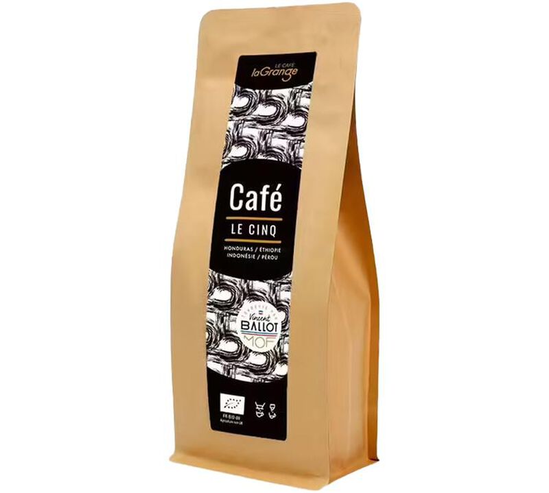 200 g - Caf&eacute; moulu - Le Cinq Bio - LAGRANGE image number 0