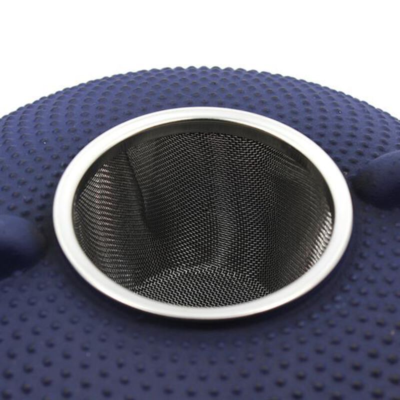 OGO Living 0.80L blue Fuji cast iron teapot + Free gift image number 1