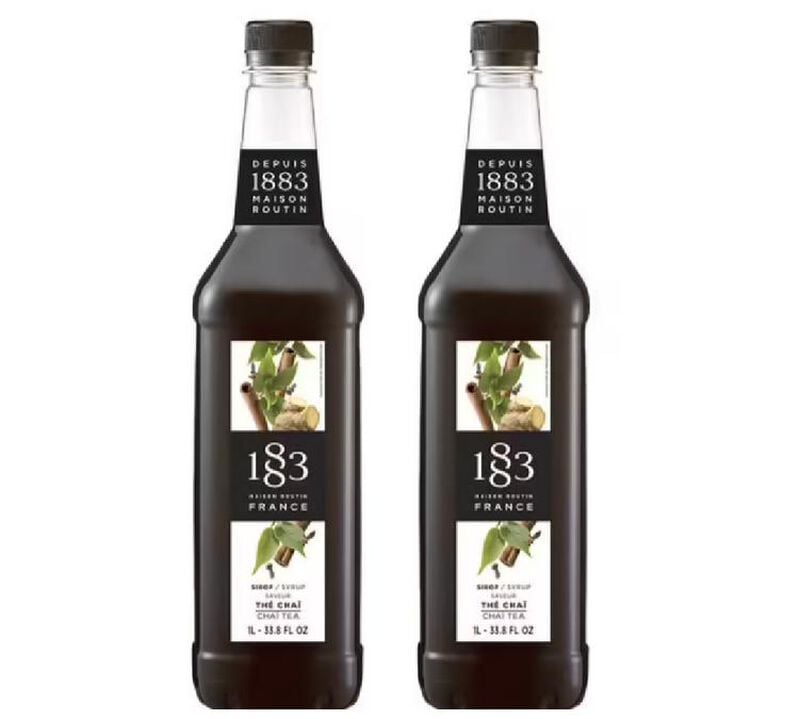 Sirop 1883 Routin Th&eacute; Cha&iuml; - Bouteille plastique - 2 x 1 L image number 0