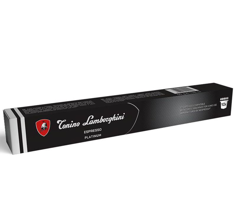 10 capsules compatibles Nespresso* Original Espresso Platinum - TONINO LAMBORGHINI image number 0