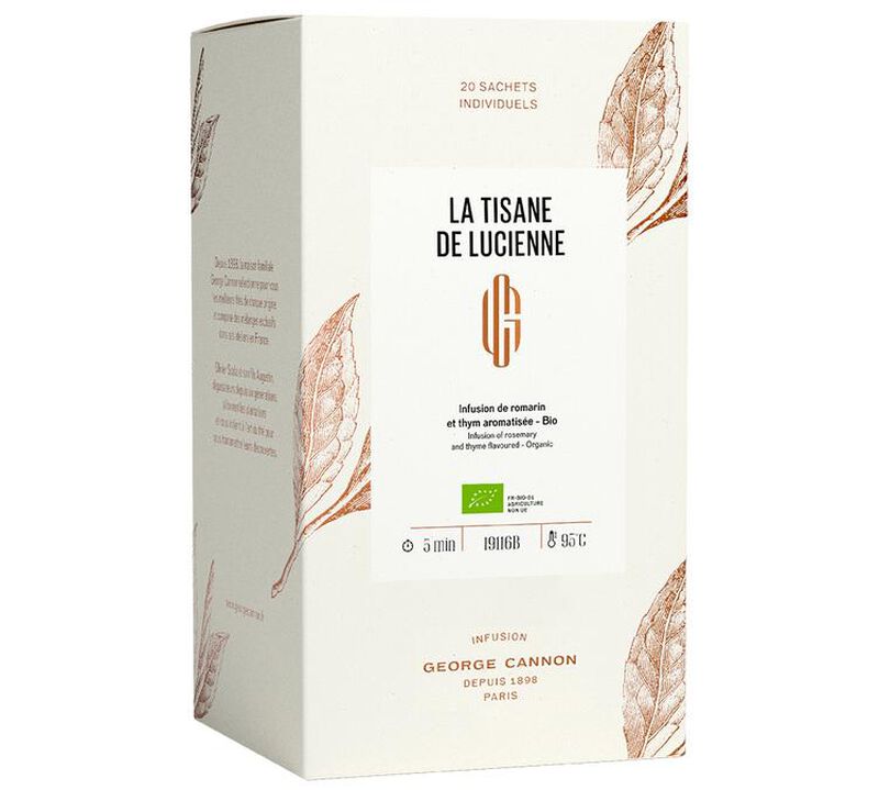 Teebeutel &ndash; La Tisane de Lucienne &ndash; bio &ndash; 20 Beutel &ndash; George Cannon image number 0