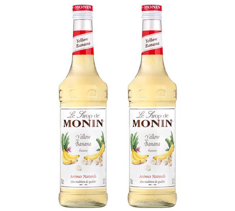 Lot de 2 Sirops Banane Jaune - Monin 2 x 70cl image number 0