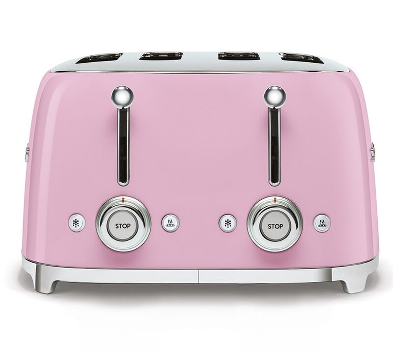 Grille-pain TSF03PKEU 4 tranches Rose vernis - SMEG image number 4
