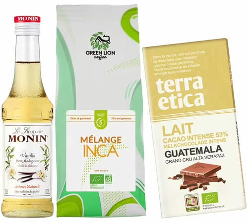 Trio gourmand Caf&eacute;, Sirop & Chocolat &ndash; Sp&eacute;cial Saint-Valentin