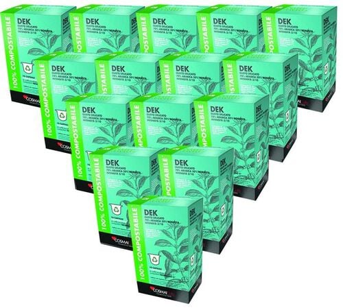 500 capsules compatibles Nespresso* Original Dek d&eacute;caf&eacute;in&eacute; - COSMAI CAFF&Eacute;