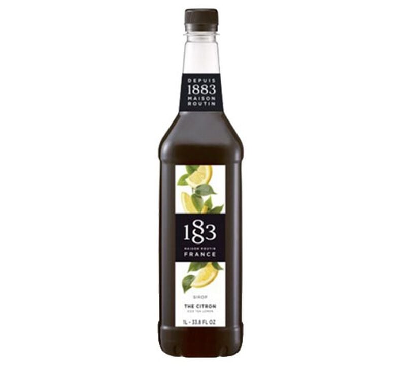 Sirop 1883 Routin Th&eacute; Citron - Bouteille plastique - 1L image number 0