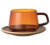 Kinto Sepia Mug Tasse Amber 270 ml mit Untertasse image number 0