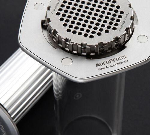 Aeropress Premium Portable Coffee Maker - Silver image number 5