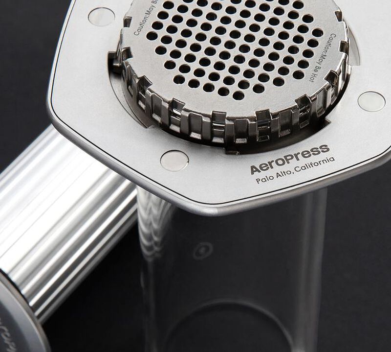 Aeropress Premium Portable Coffee Maker - Silver image number 5