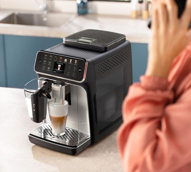 Expresso Broyeur PHILIPS SilentBrew EP4446/70 LatteGo Silver image number 8