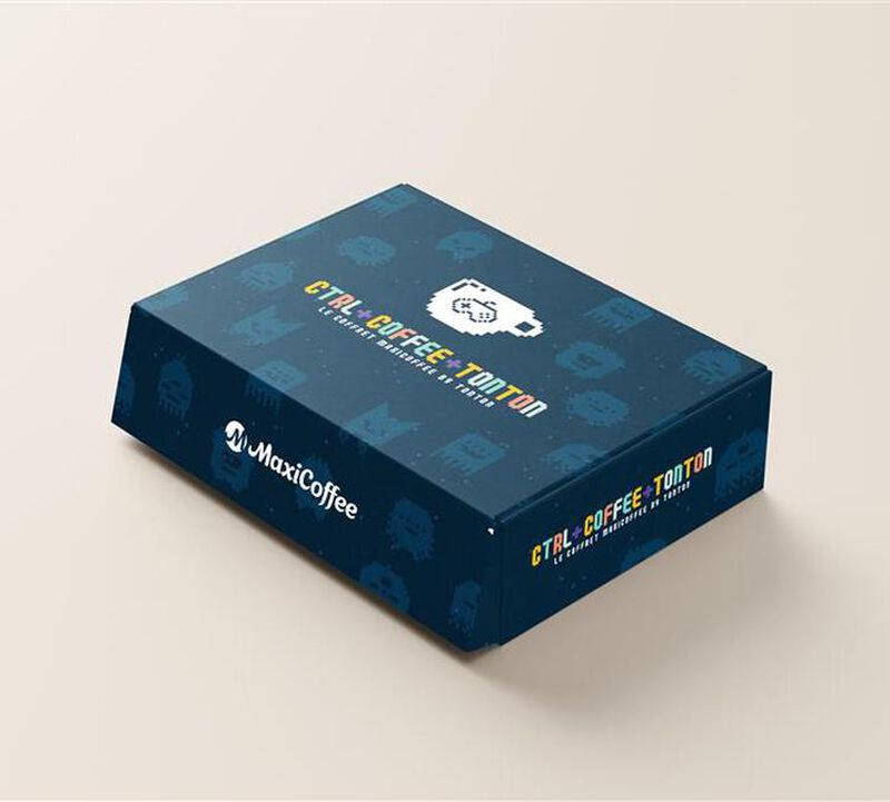 Coffret caf&eacute; en grain ( 2 x 250 g ) et tumbler Collab Tonton - MAXICOFFEE image number 5