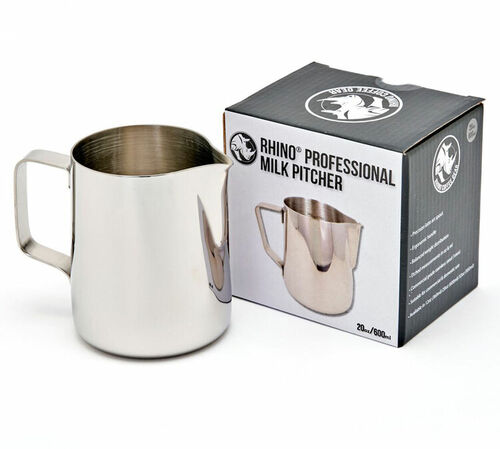 Pichet &agrave; lait gradu&eacute; RHINO COFFEE GEAR en inox 60 cl