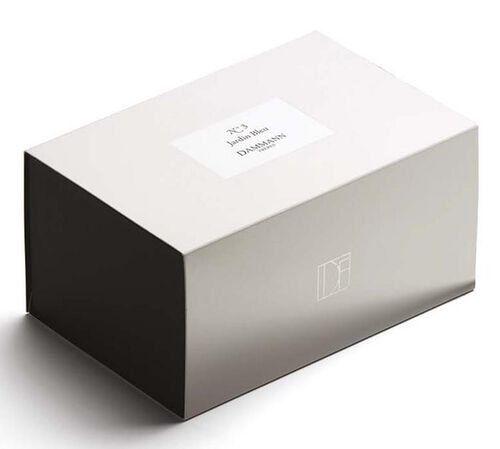 Coffret Th&eacute; noir Jardin bleu - Bo&icirc;te vrac 50g + boule &agrave; th&eacute; - DAMMANN FR&Egrave;RES