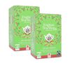 Pack Th&eacute; Vert Grenade et P&eacute;tales de Rose Bio & Equitable - 2 x 20 sachets - FAIRTRADE - ENGLISH TEA SHOP image number 0