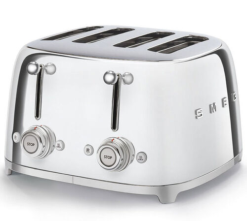 Grille-pain TSF03SSEU 4 tranches Chrom&eacute; - SMEG