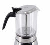 Cafeti&egrave;re italienne PYLANO Kiara inox et verre 9 tasses image number 3