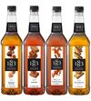 Lot de 4 Sirops 1883 Routin Noisette Grill&eacute;e - Caramel - Pumpkin Spice - Pain d'Epices - Bouteille Plastique - 4x1L image number 0