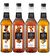 Lot de 4 Sirops 1883 Routin Noisette Grill&eacute;e - Caramel - Pumpkin Spice - Pain d'Epices - Bouteille Plastique - 4x1L image