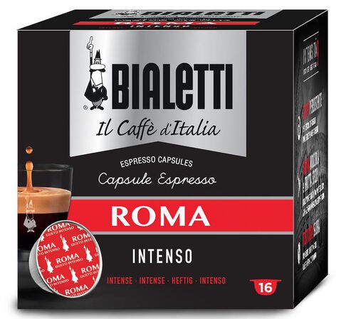 Bialetti Mokespresso Capsules Roma x 16 coffee pods