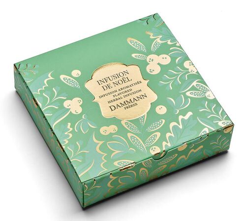Dammann Fr&egrave;res Christmas Herbal tea Gift Set x 6 Tea Bags