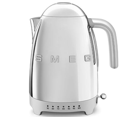 Bouilloire &agrave; temp&eacute;rature r&eacute;glable KLF04SSEU Chrome 1,7 L - SMEG
