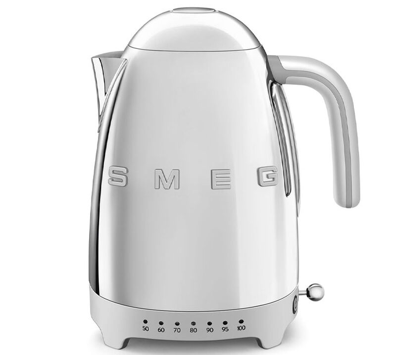 Bouilloire &agrave; temp&eacute;rature r&eacute;glable KLF04SSEU Chrome 1,7 L - SMEG image number 0