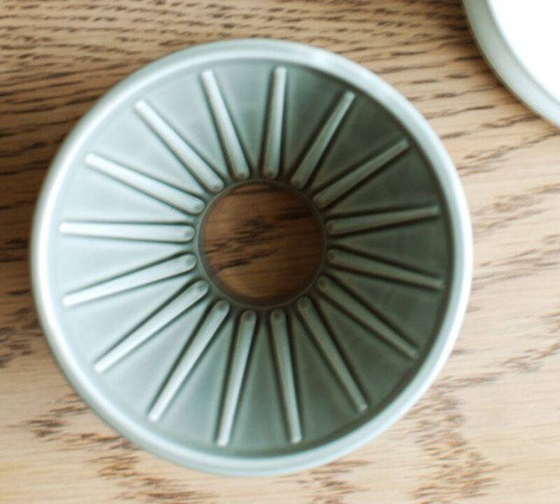 White conical 2-cup Kinto Dripper SCS-02 BR image number 1