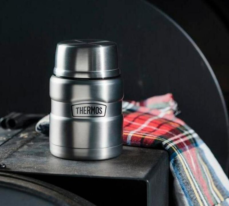 Thermos King Food Flask with Spoon Stainless Steel - 47cl image number 5