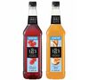 Sirops sans sucre - P&ecirc;che et Framboise - 2 x 1 L - ROUTIN image number 0