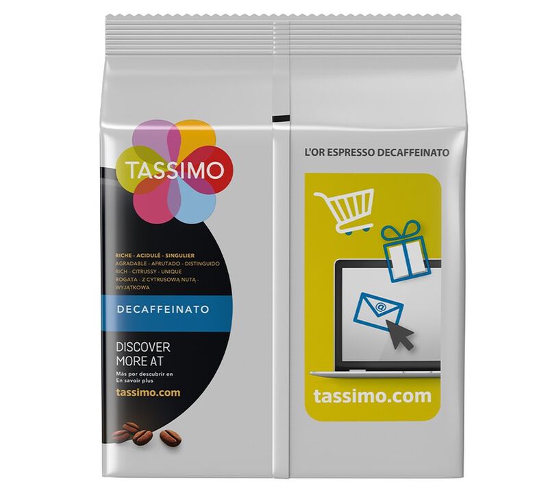 Tassimo pods L'Or Espresso Decaffeinated x 16 T-Discs image number 1