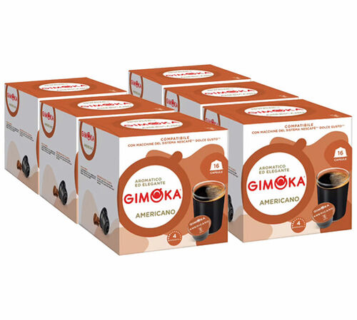 96 Nescaf&eacute;* Dolce Gusto* Compatible Pods Espresso Americano &ndash; GIMOKA