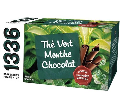 Th&eacute; Vert Menthe Chocolat - 20 sachets - 1336 (SCOP TI)