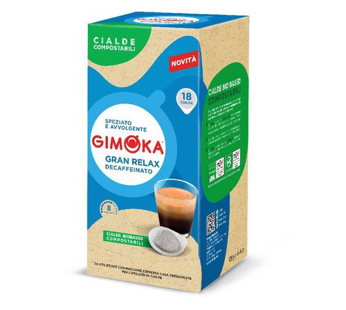 Gimoka Gran Relax Compostable ESE Pods x 18
