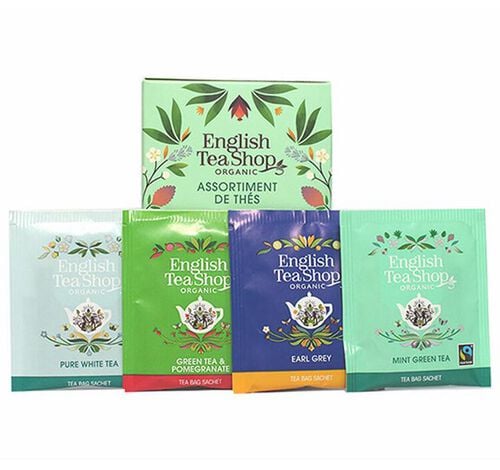 Assortiments Th&eacute;s et Infusions Bio - 4 x 20 sachets - ENGLISH TEA SHOP image number 1