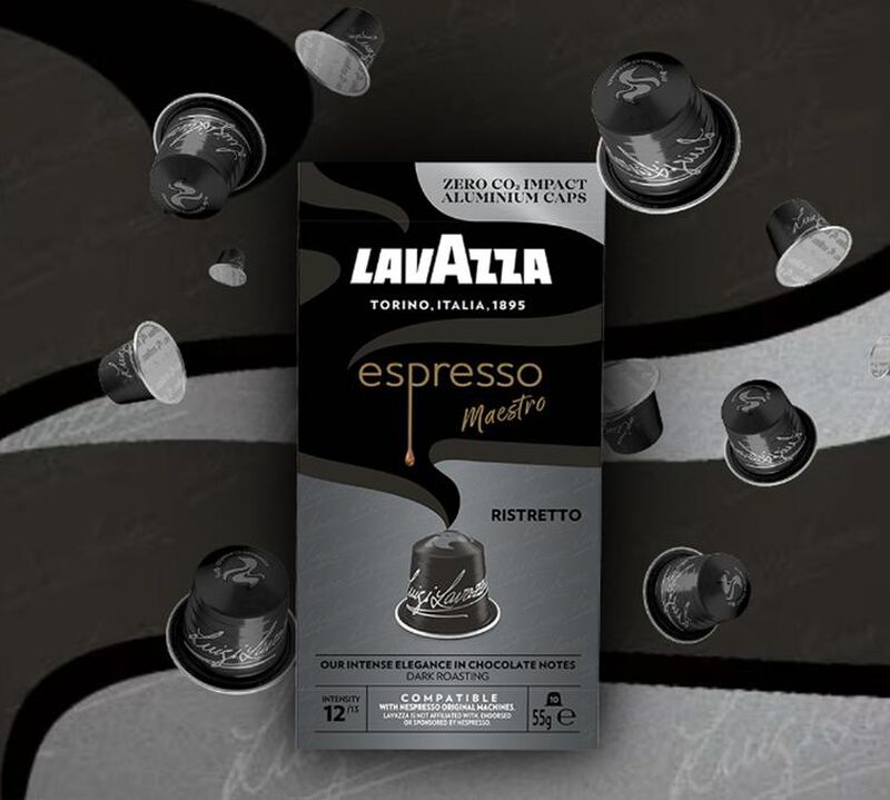 Espresso Maestro Ristretto Lavazza Nespresso&reg; Compatible Pods x 200 image number 2
