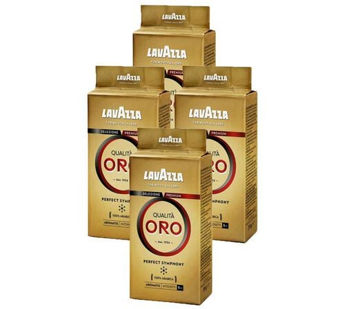 Lavazza - Qualita Oro gemahlener Kaffee 4 x 250 g