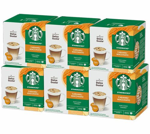 72 capsule compatibili Nescafe* Dolce Gusto* Latte Macchiato Caramel &ndash; Starbucks