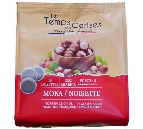 Le Temps des Cerises Senseo&reg; Compatible Pods Hazelnut x 16