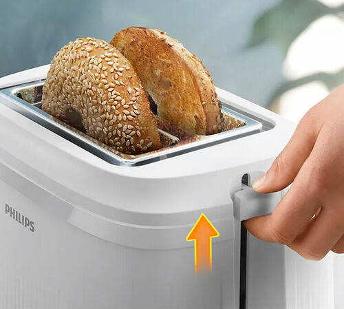Grille-pain Philips S&eacute;rie 3000 - Toaster 2 fentes 900W HD2511/00 Blanc image number 1